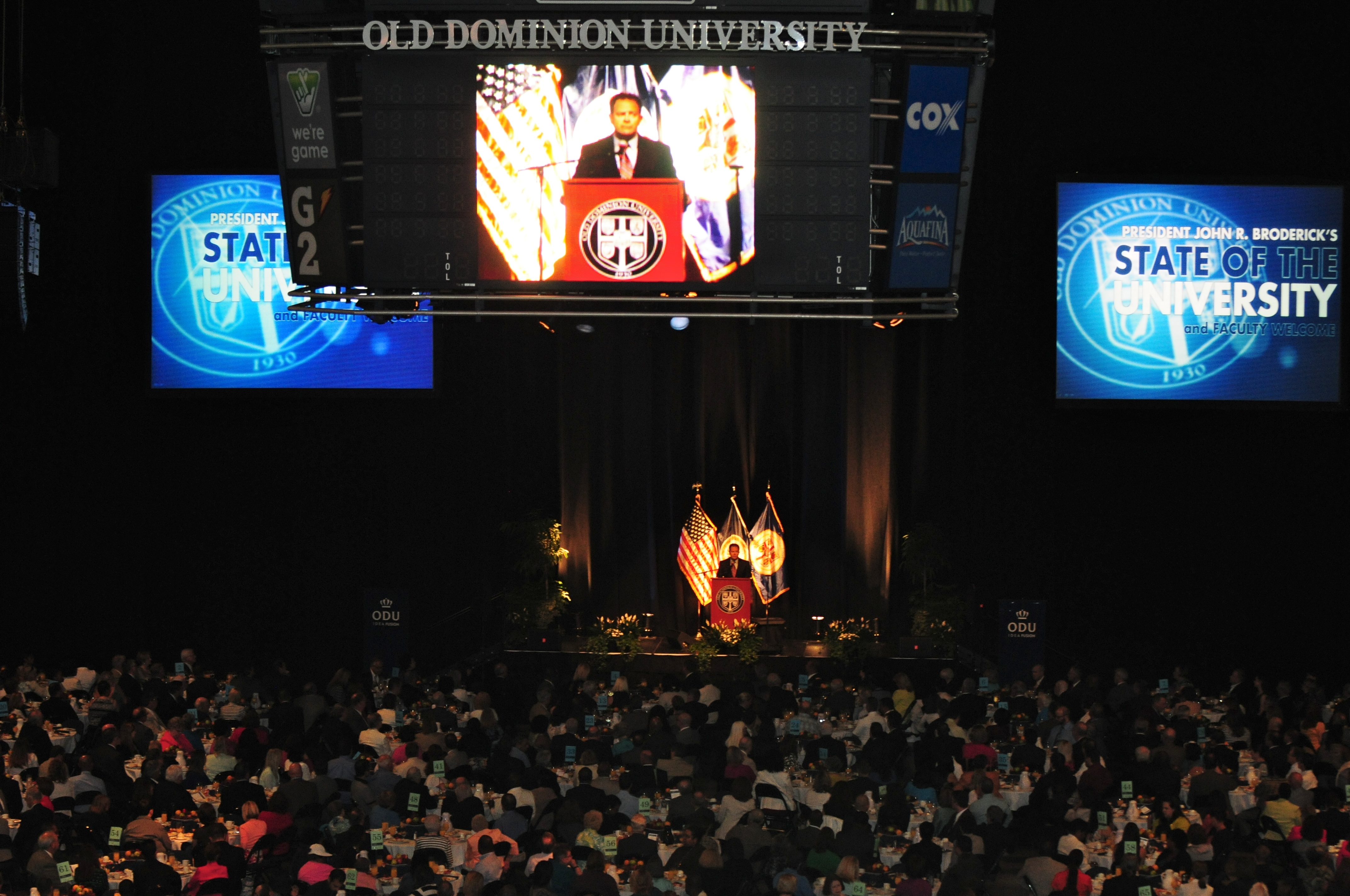 Photo of 2013 ODU State of the University Address