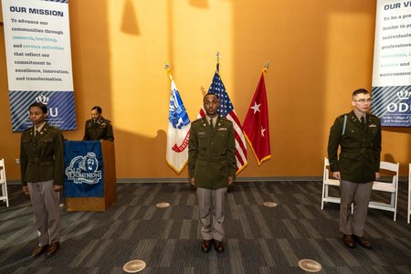 Military students receive commissions