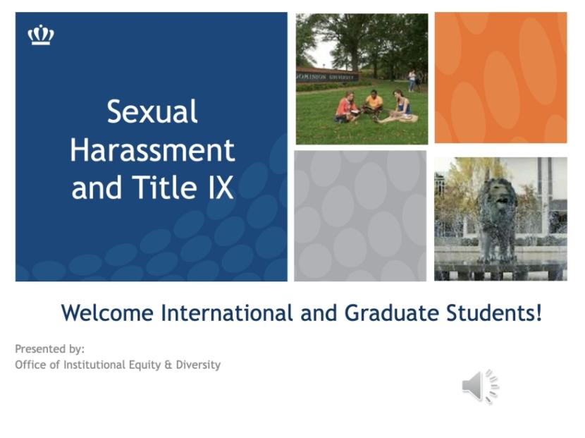 Title IX PowerPoint Cover