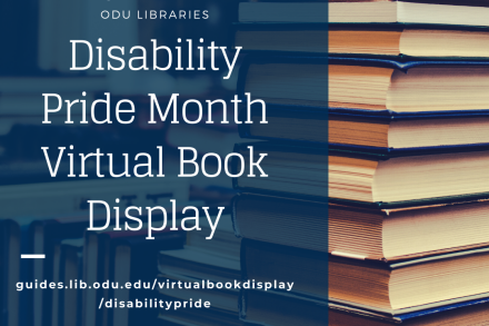 Disability Pride Month Virtual Book Display