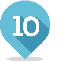 Number Ten Icon