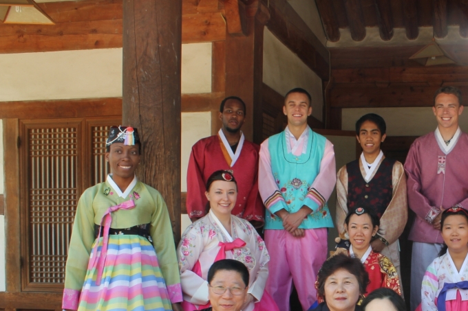 ODU students in South Korea
