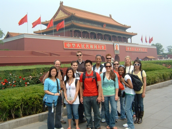 ODU students in China