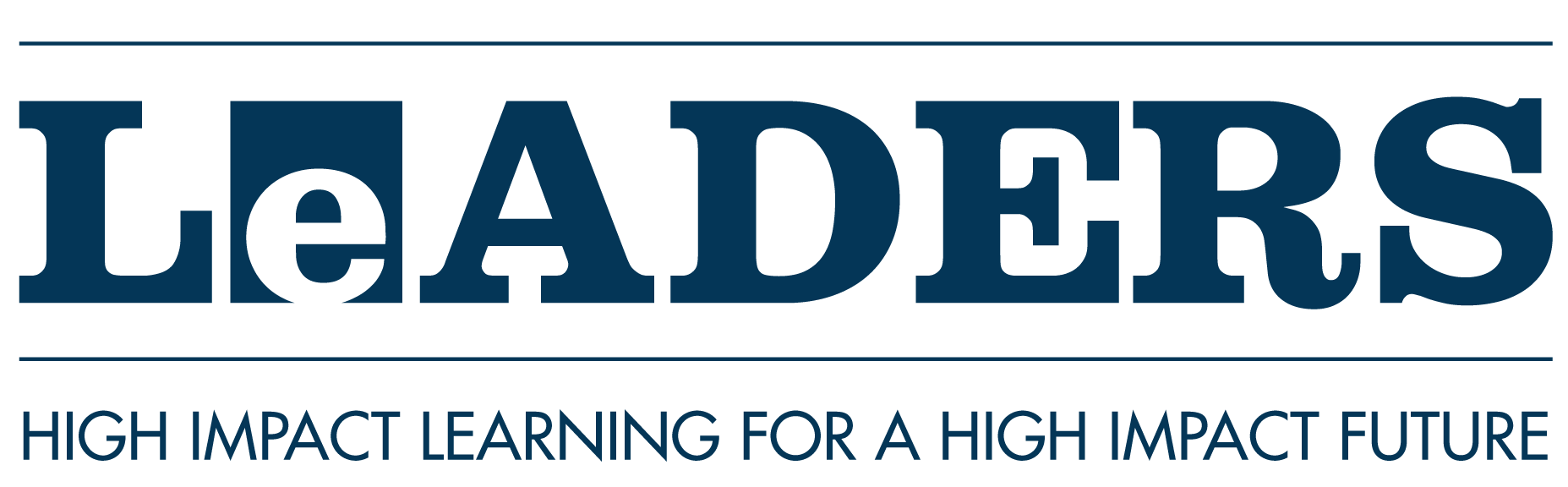 LeADERS Logo with Tagline