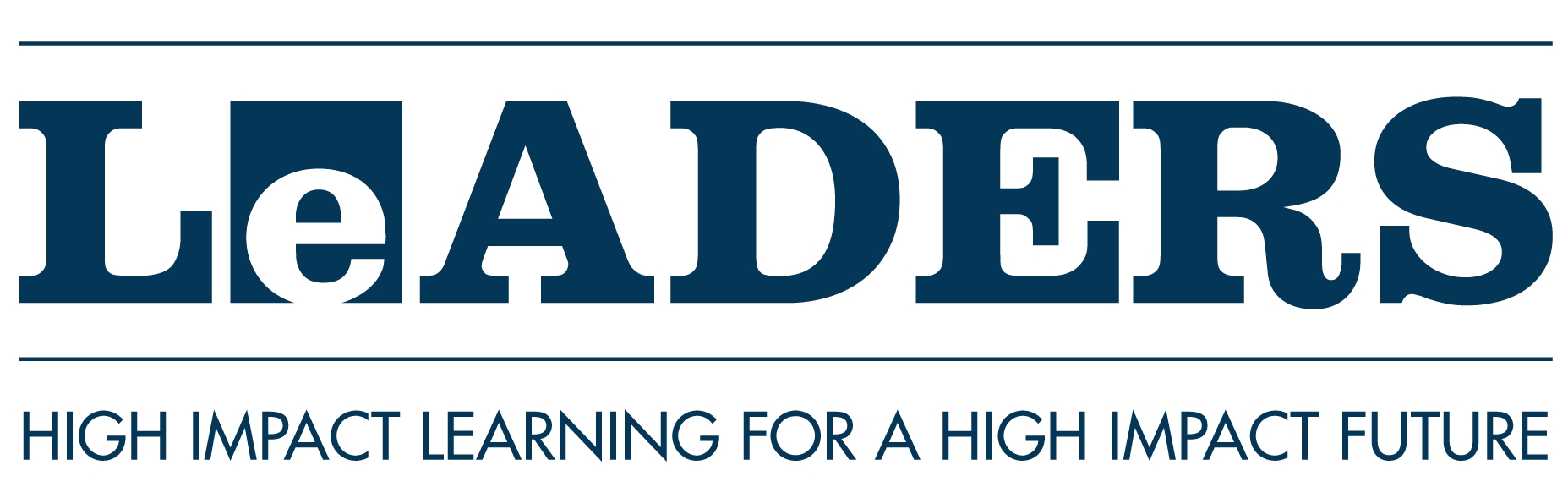 LeADERS Logo with Tagline