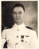 Dusty in his dress whites at the rank of LTJG. He's wearing the Distinguished Flying Cross. This image was taken in May or June 1942.