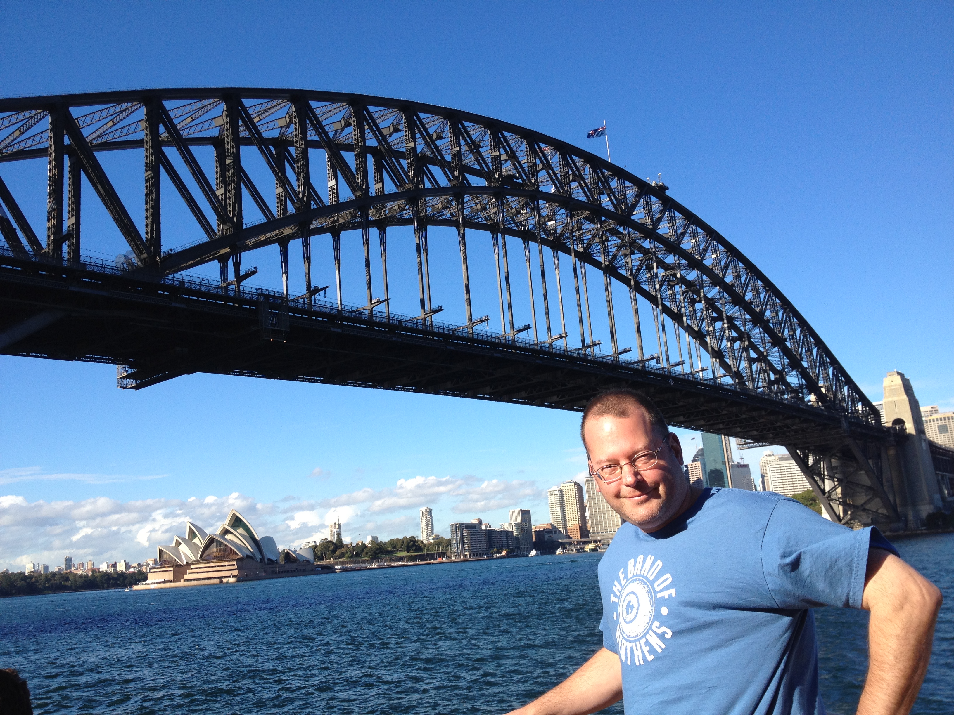 Michael Dean at Sydney Harbor