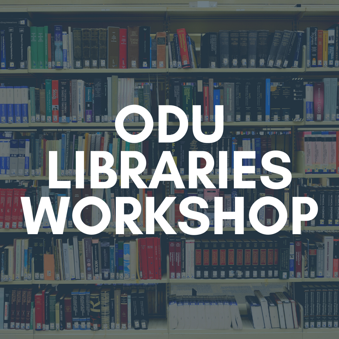 odu libraries workshop
