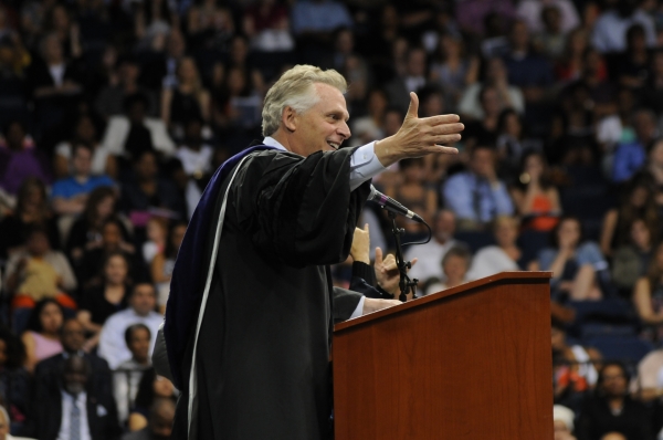Governor Terry McAuliffe, Commencement Speaker