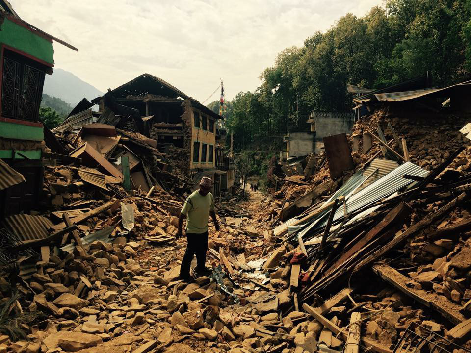 Photo of Nepal earthquake damage