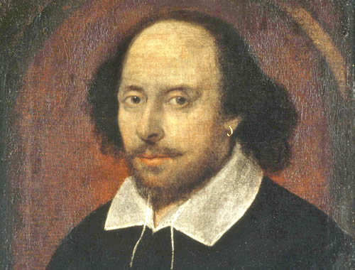 drawing of Shakespeare