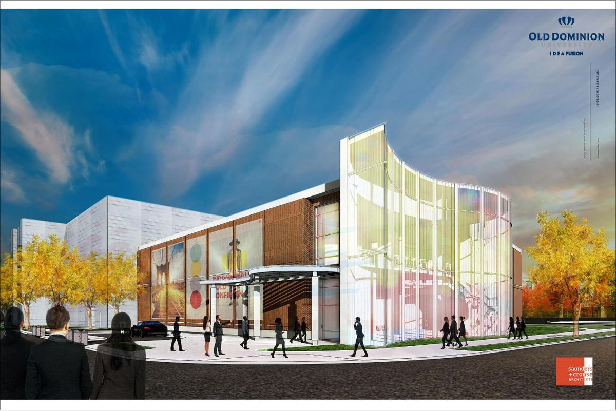 Architecture Rendering of Proposed Art Building 