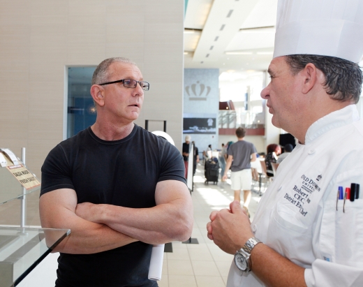 Chef Robert Irvine and ODU Executive Chef Robert Patton