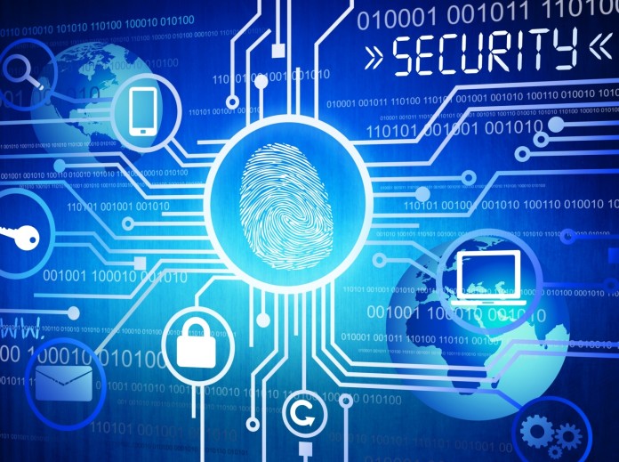 Cybersecurity Fingerprint Stock