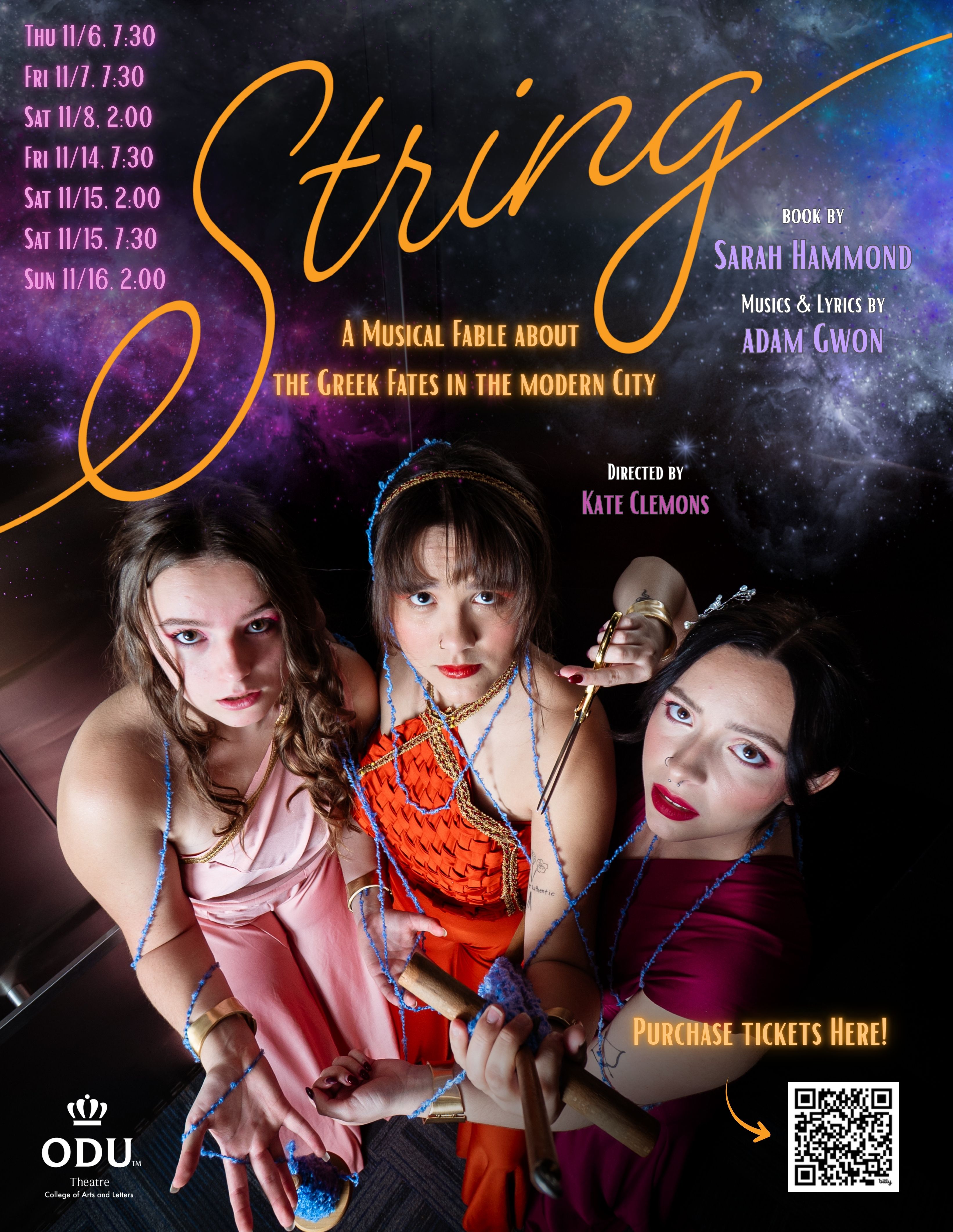 String, the musical, opening this Thursday! | Old Dominion University
