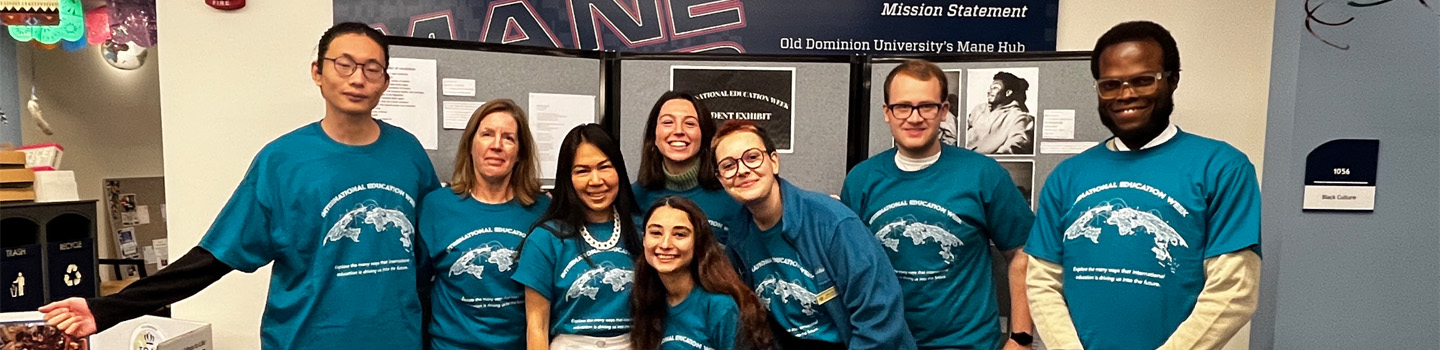 ODU Office of Intercultural Relations staff pose for picture