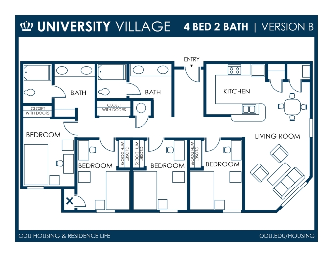 University Village Floor Plans