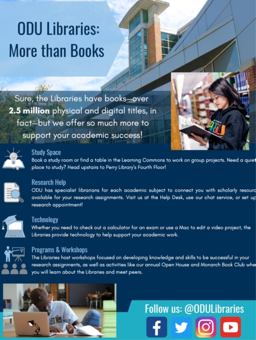 Open House at Perry Library: Sept. 6! | Old Dominion University