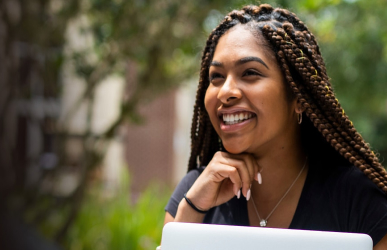 ODU student smiling