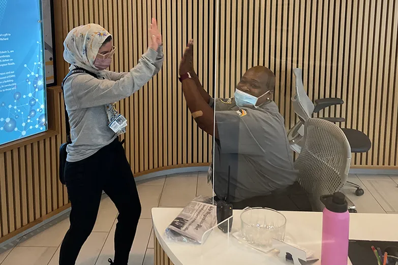 Post-exam celebration | Old Dominion University