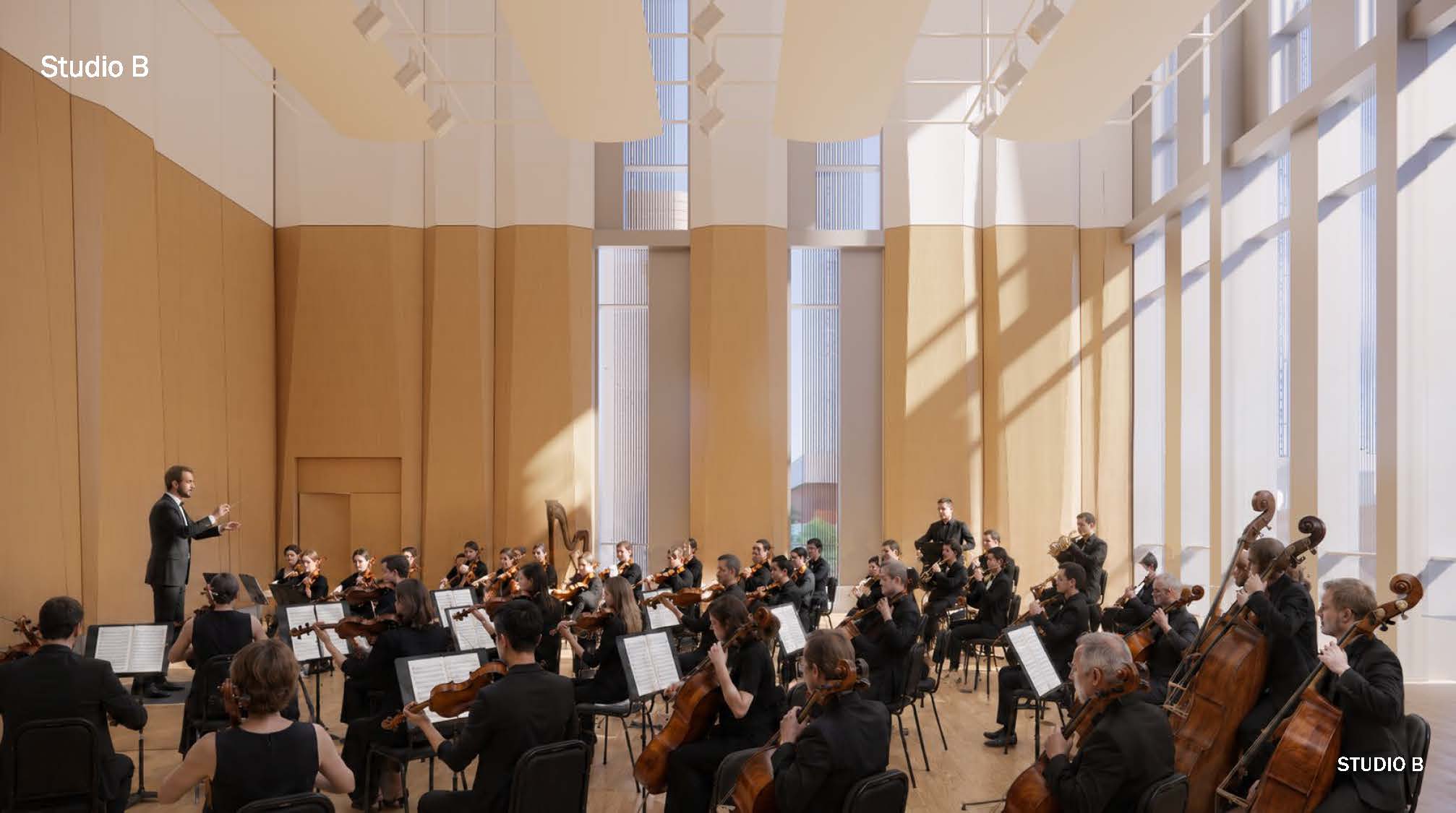 Studio B in Engineering and Arts Building.