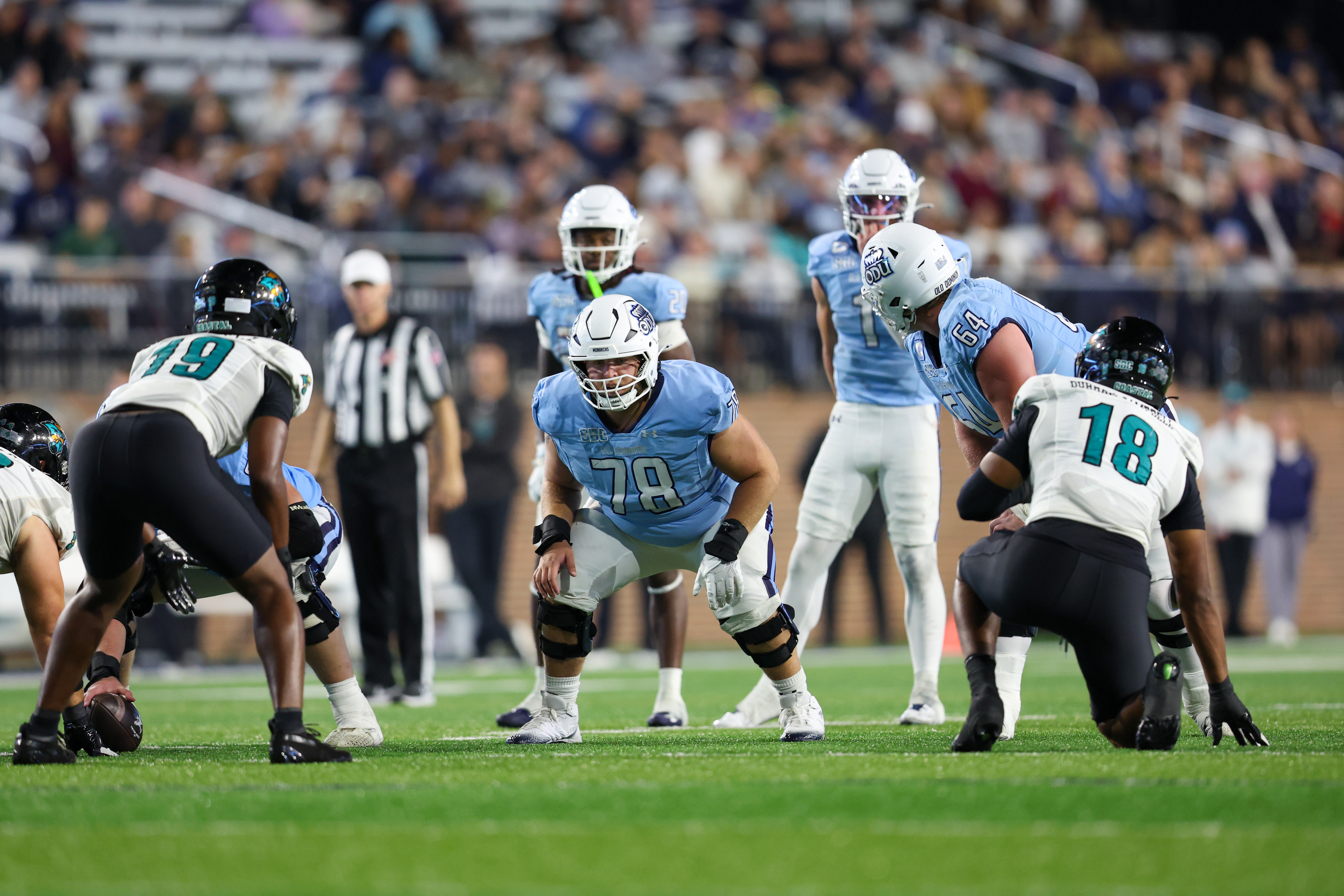 Elijah Hosking on football field