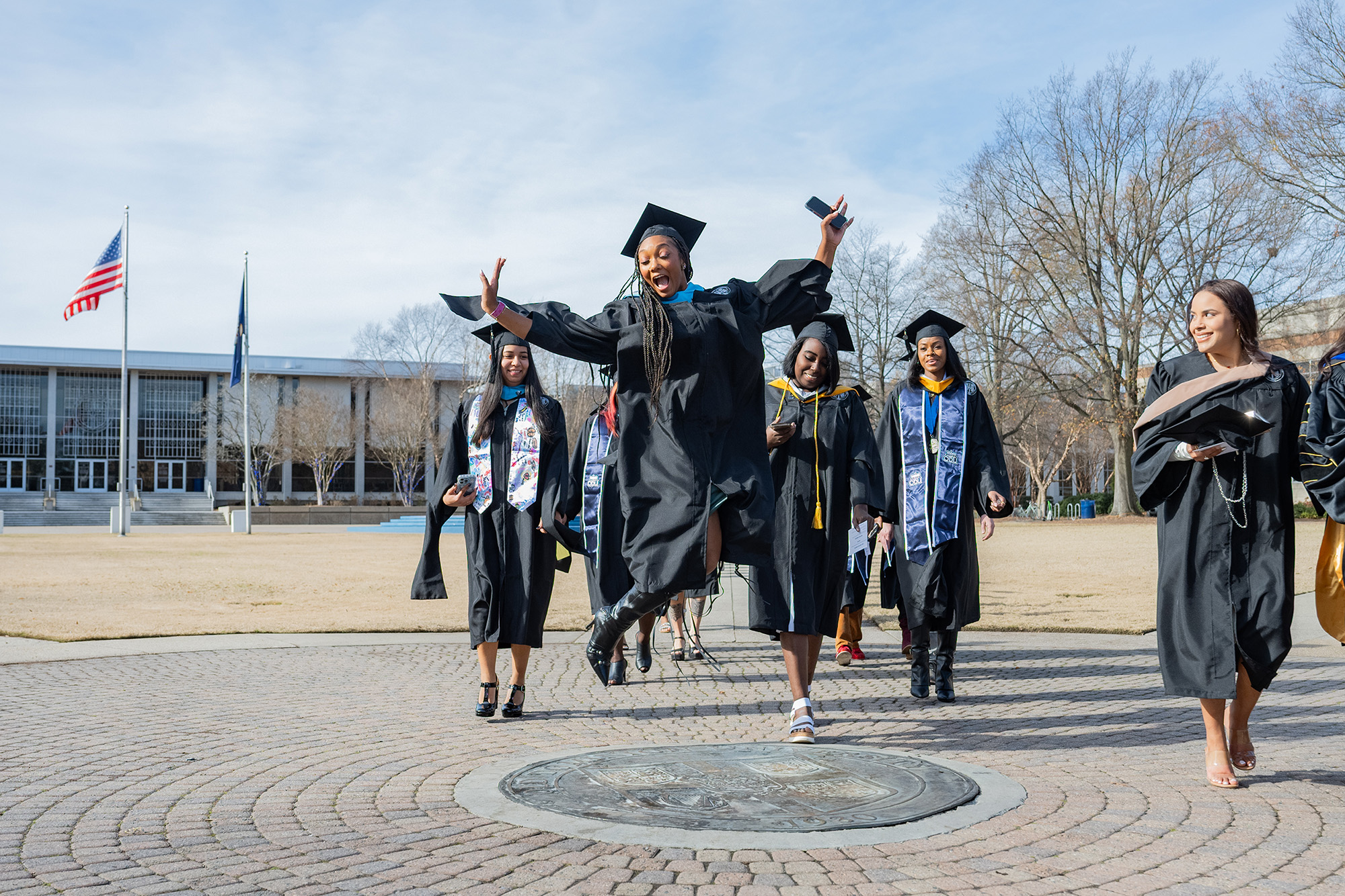 Commencement Seal Crossing