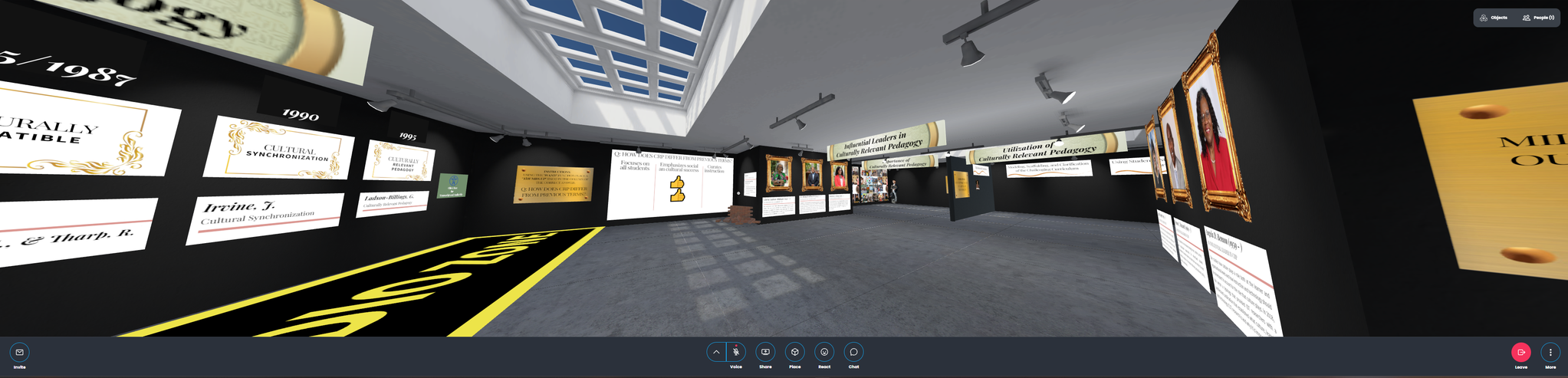 Culturally Relevant Pedagogy Museum Exhibit