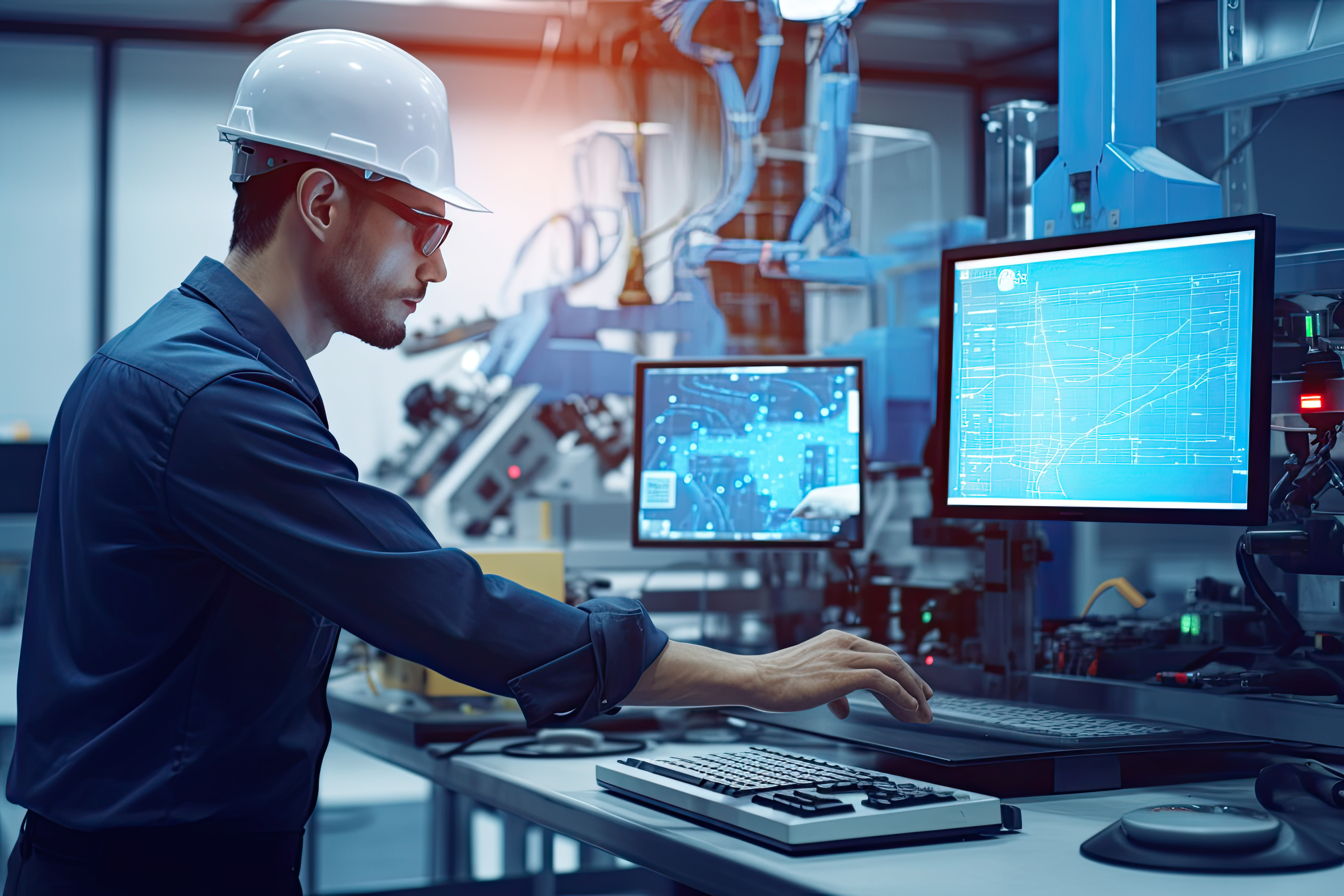 Engineer manager monitors system software