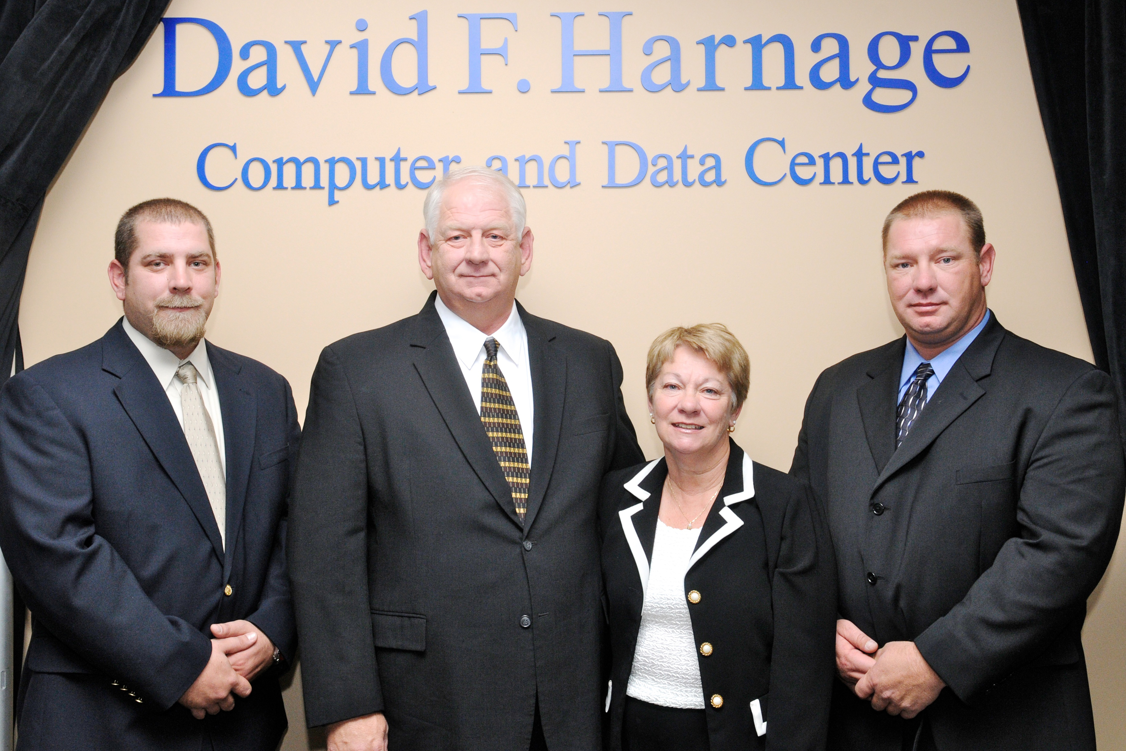 David F. Harnage Computer and Data Center dedication