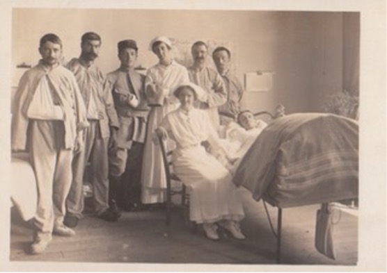 Kate Talcott Cooke Lechaux in the American “Ambulance” in Paris