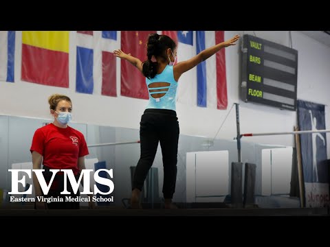 An EVMS Community-Engaged Learning Initiative Gives Young Gymnasts a Chance to Shine