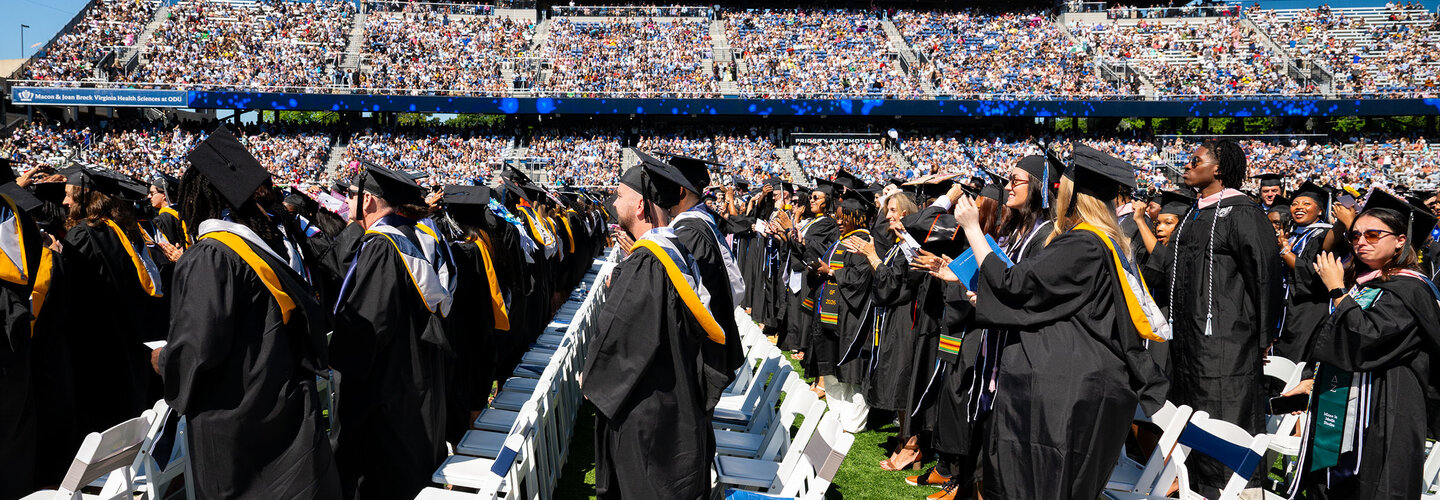 Commencement Ceremony in Football Stadium