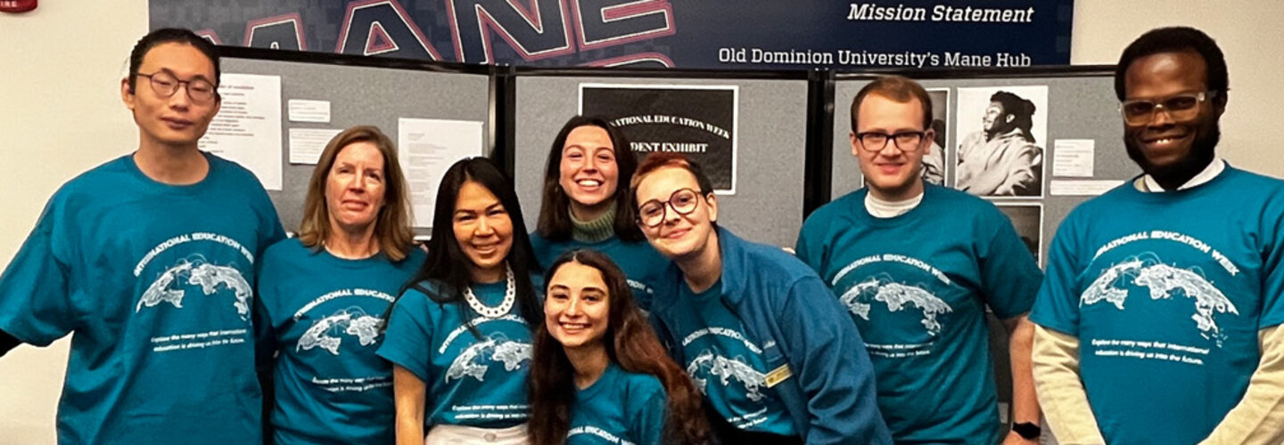 ODU Office of Intercultural Relations staff pose for picture