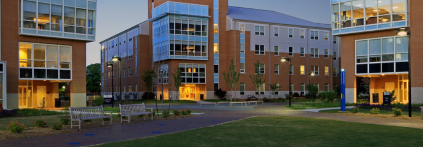 ODU quad at night