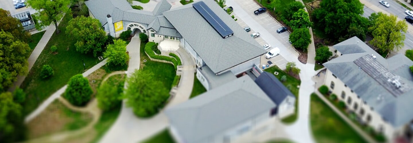 aerial view of real estate
