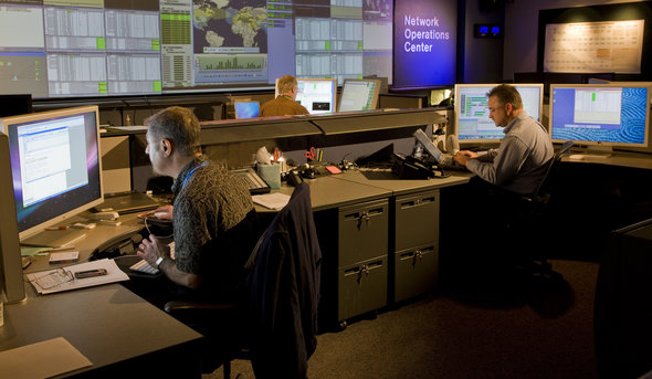 Boeing network operations center