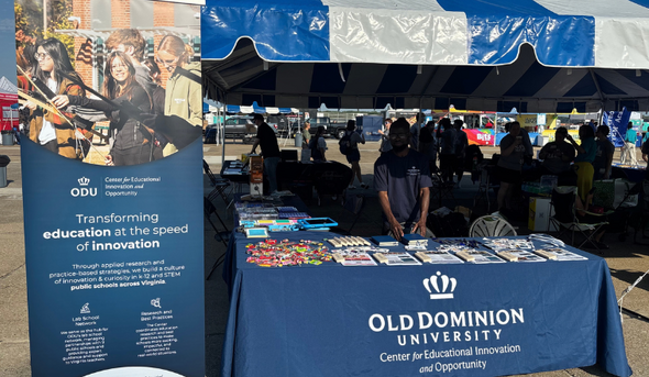 CEIO stand at the Oceana Airshow