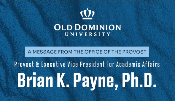 banner for Provost messages