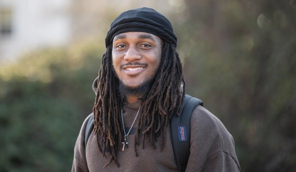 Portrait of Khamal Fisher.