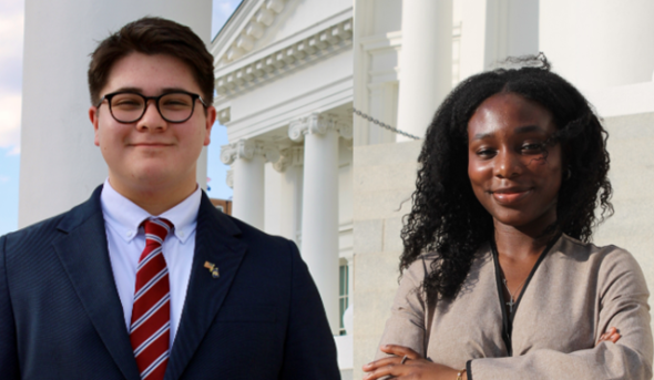 Matthew and Eugenia on capitol hill.