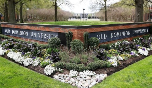 ODU brick sign