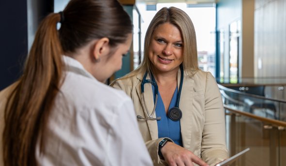 Stephanie Zeiber is returning to the classroom to broaden her healthcare impact. 
