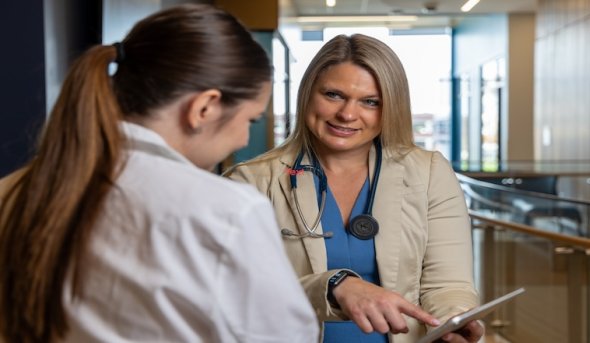 Stephanie Zeiber is returning to the classroom to broaden her healthcare impact. 