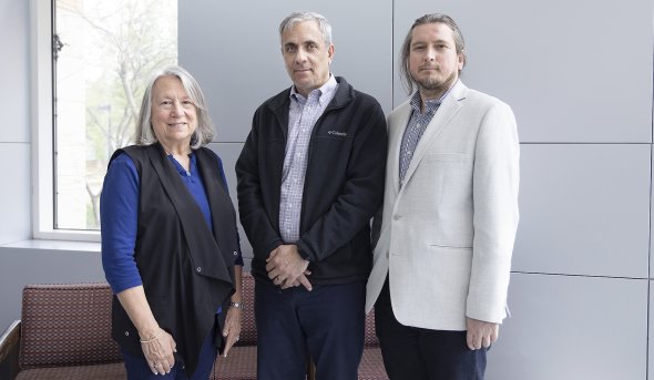 Group photo (left to right): Cynthia Tomovic, Ph.D., Mecit Cetin, Ph.D., and Murat Kuzlu, Ph.D.