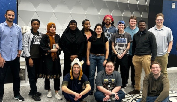 Group of chemistry Ph.D students.