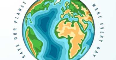 Earth Day globe