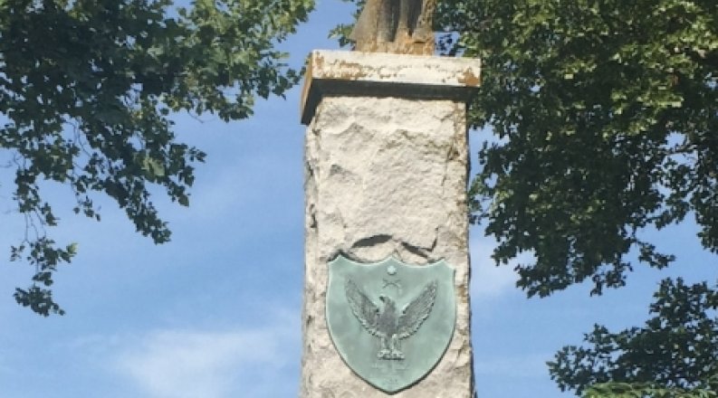 The William Carney monument at West Point Cemetery in Norfol