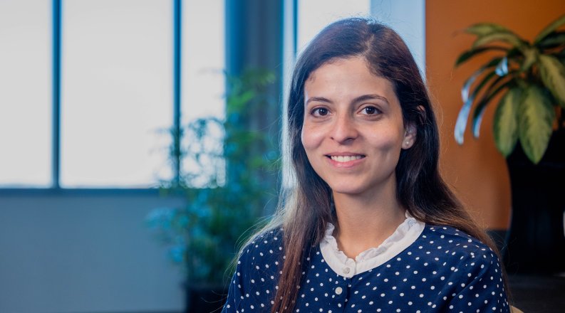 May Salama is the very first Ph.D. graduate from the Joint School of Public Health