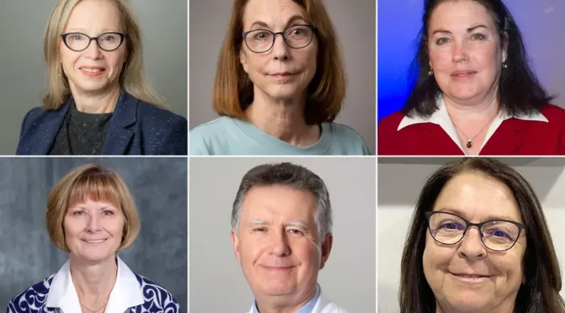 r. Linda Archer, Marcia Burch, Dr. Thomas Manser, Connie Car